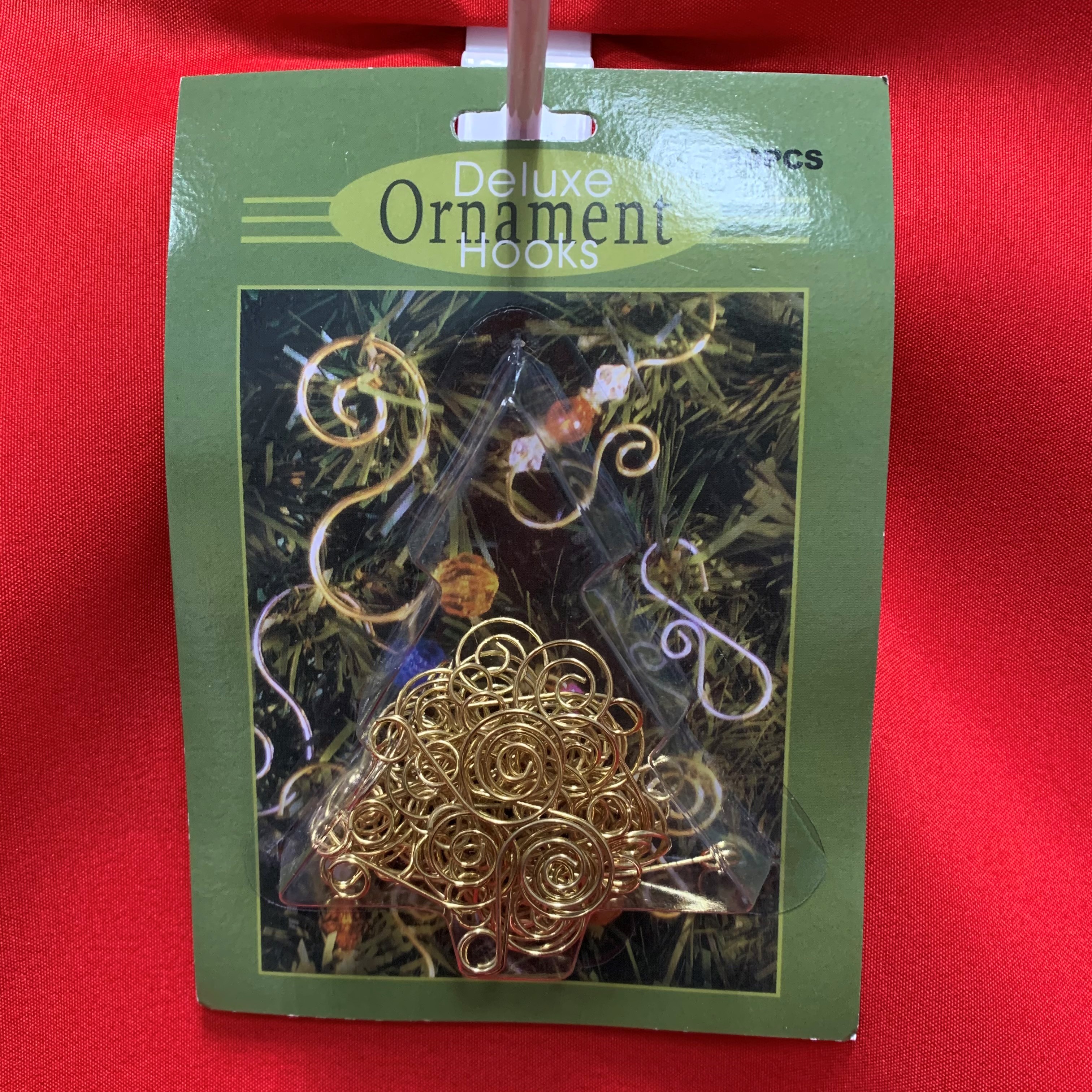 GOLD WIRE ORNAMENT HOOKS
